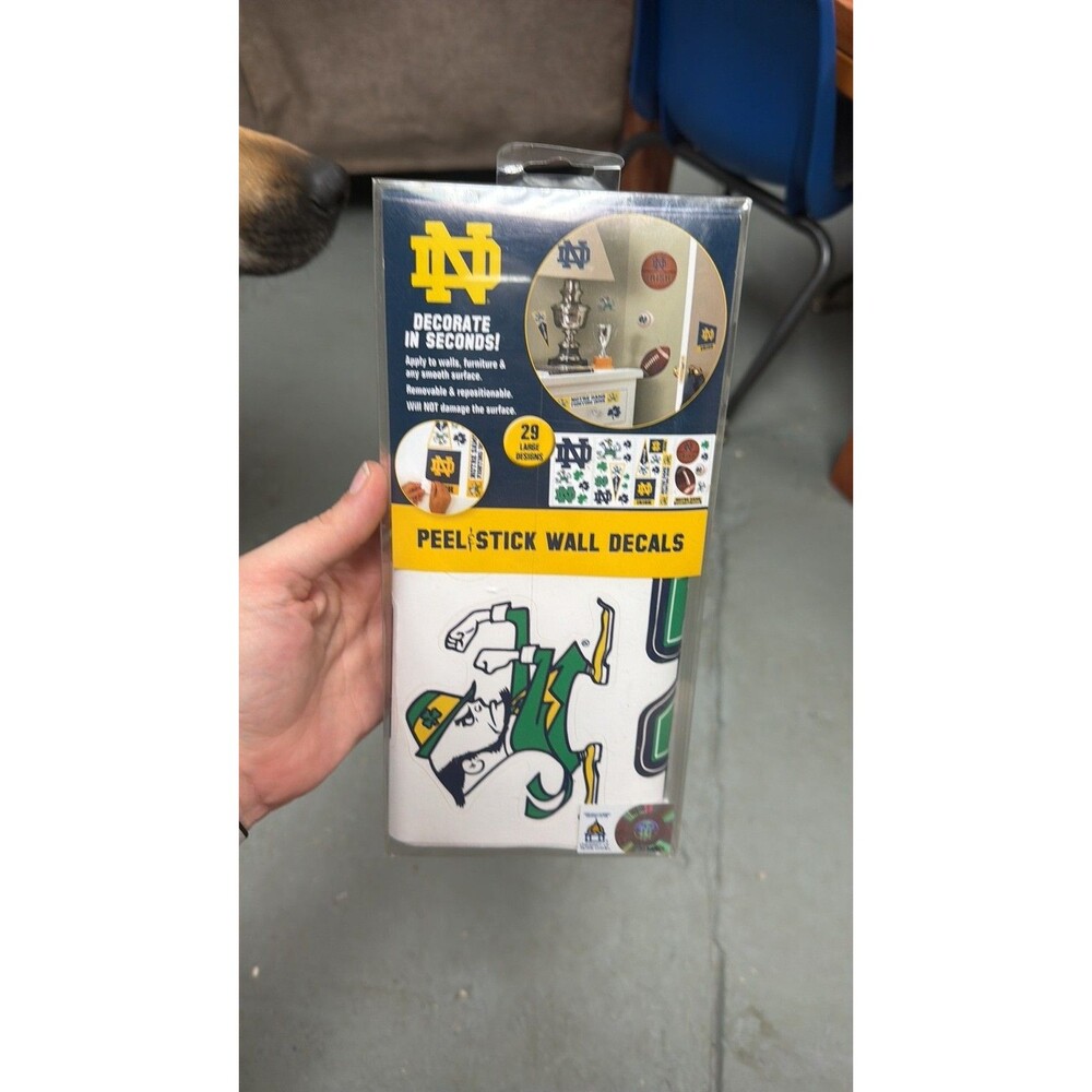 University of Notre Dame Peel & Stick Wall Decals - 29 Pieces